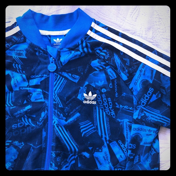 adidas Other - 🎉HP🎉 ADIDAS VINTAGE SHOEBOX DESIGN TRACK JACKET